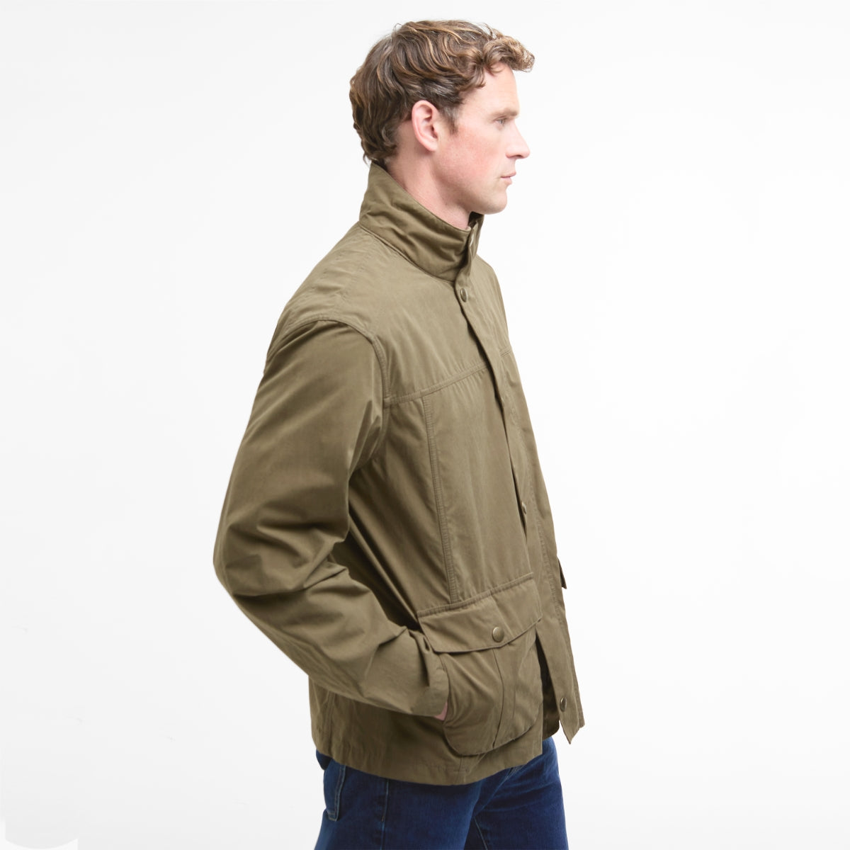 Barbour Sander Men's Casual Jacket | Dark Sand