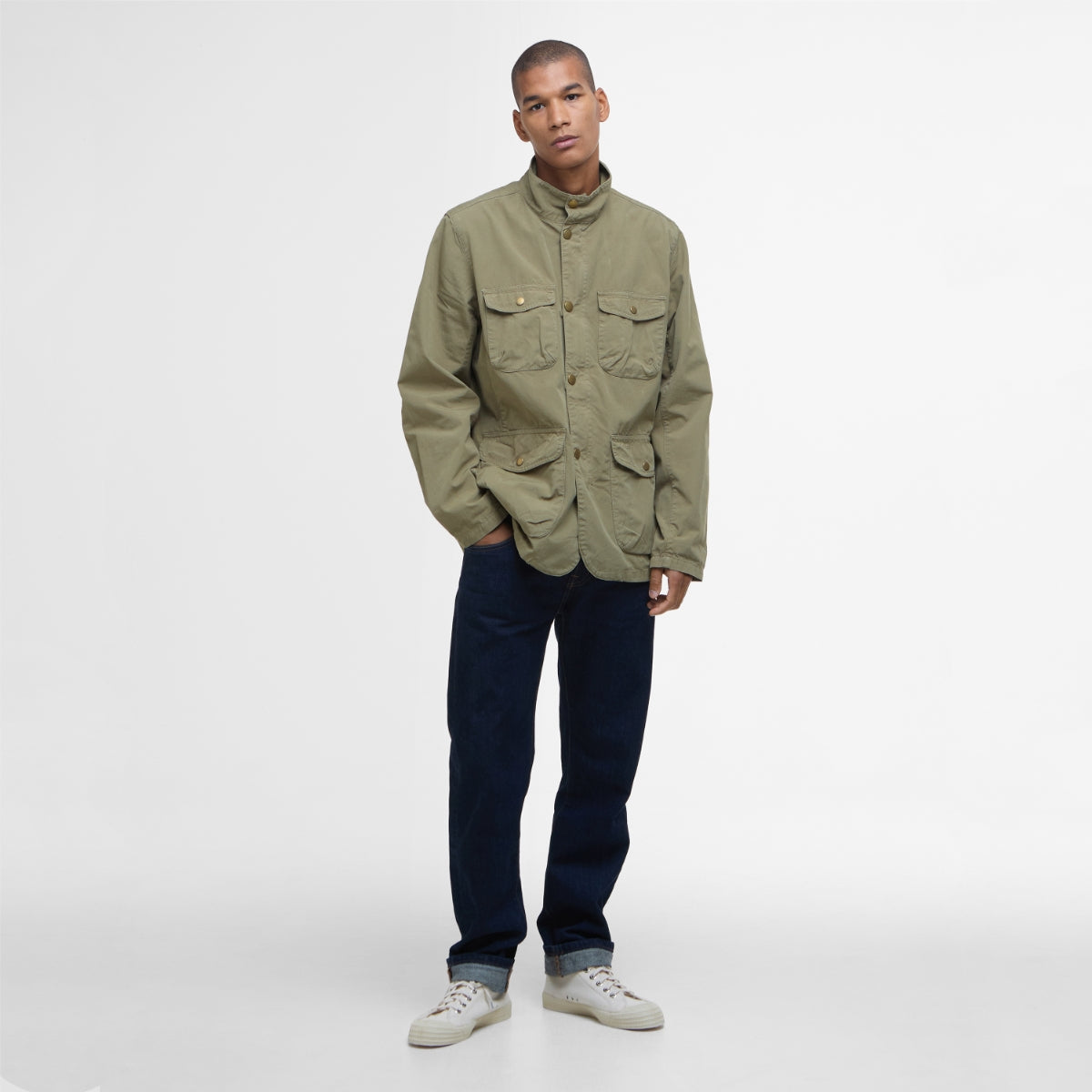 Barbour Ogston Men's Casual Jacket | Bleached olive