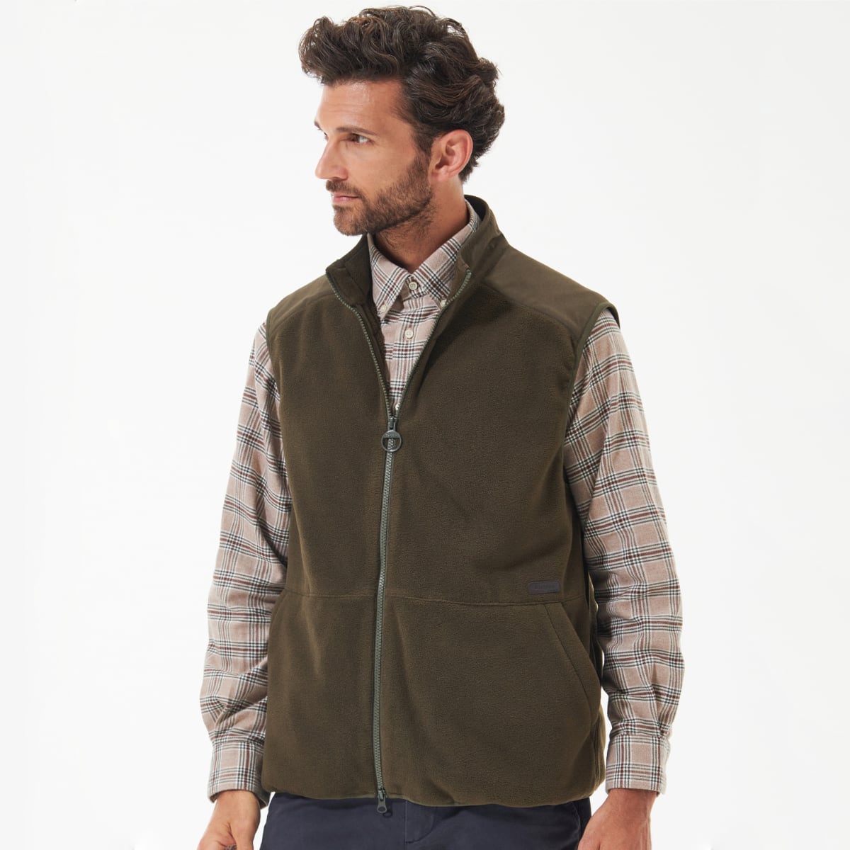 Barbour langdale fleece gilet on sale navy