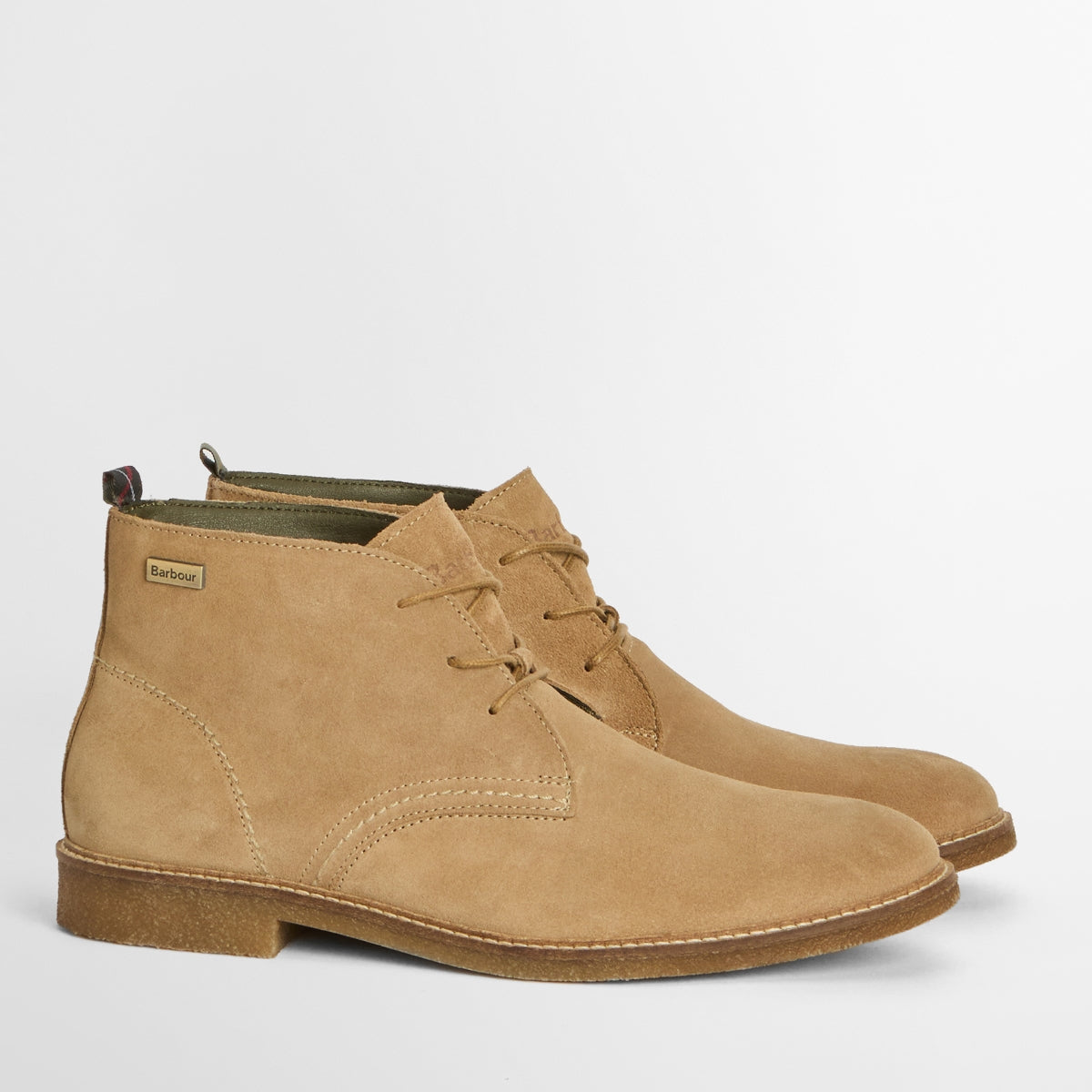 Barbour Sonoran Men's Desert Boots | Taupe Suede