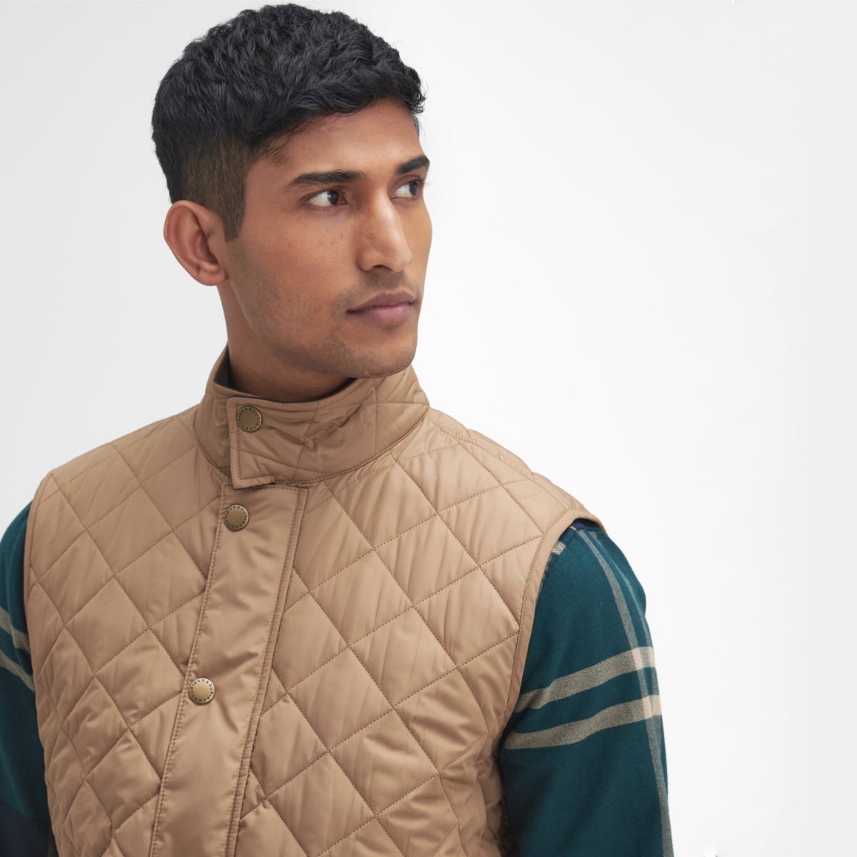 Barbour NEW Lowerdale Quilted Men's Gilet | Light Sand