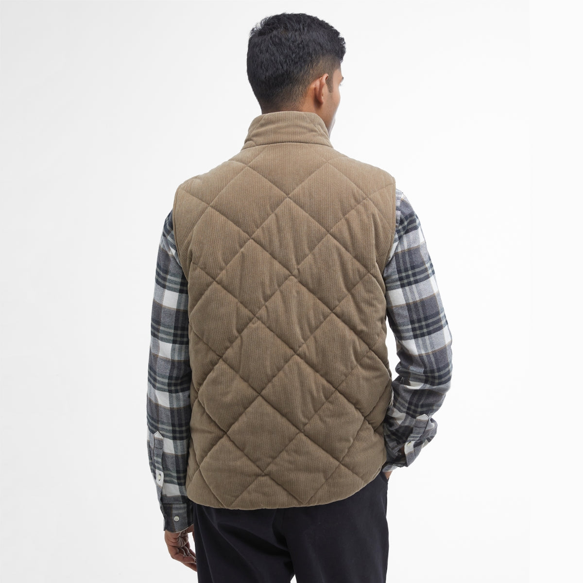 Barbour Cord Liddesdale Quilted Men's Gilet | Fossil