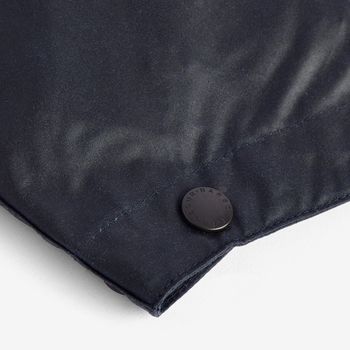 Barbour Waxed Cotton Plain Hood | Navy