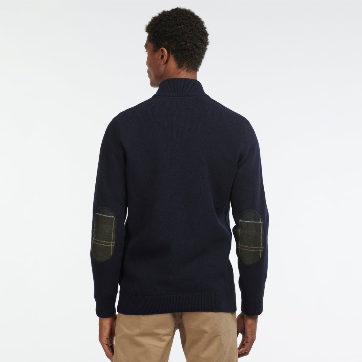 Barbour half zip hot sale jumper navy