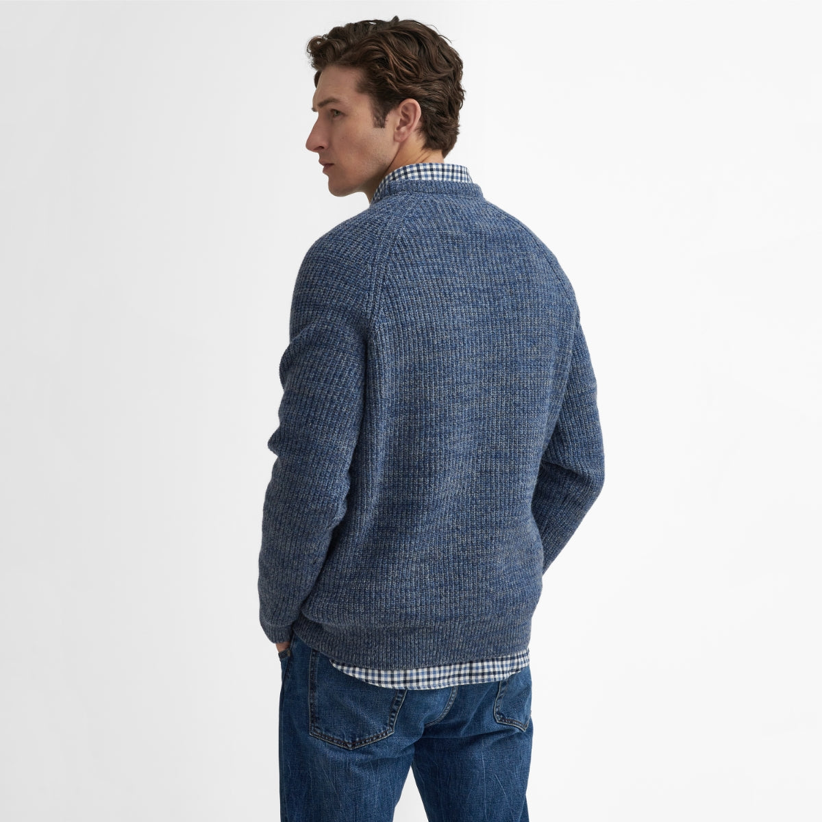 Barbour Horseford Crew Neck Sweater | River Blue