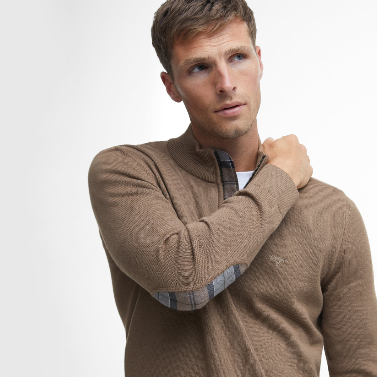 Barbour Avoch Half-Zip Men's Jumper | Fossil