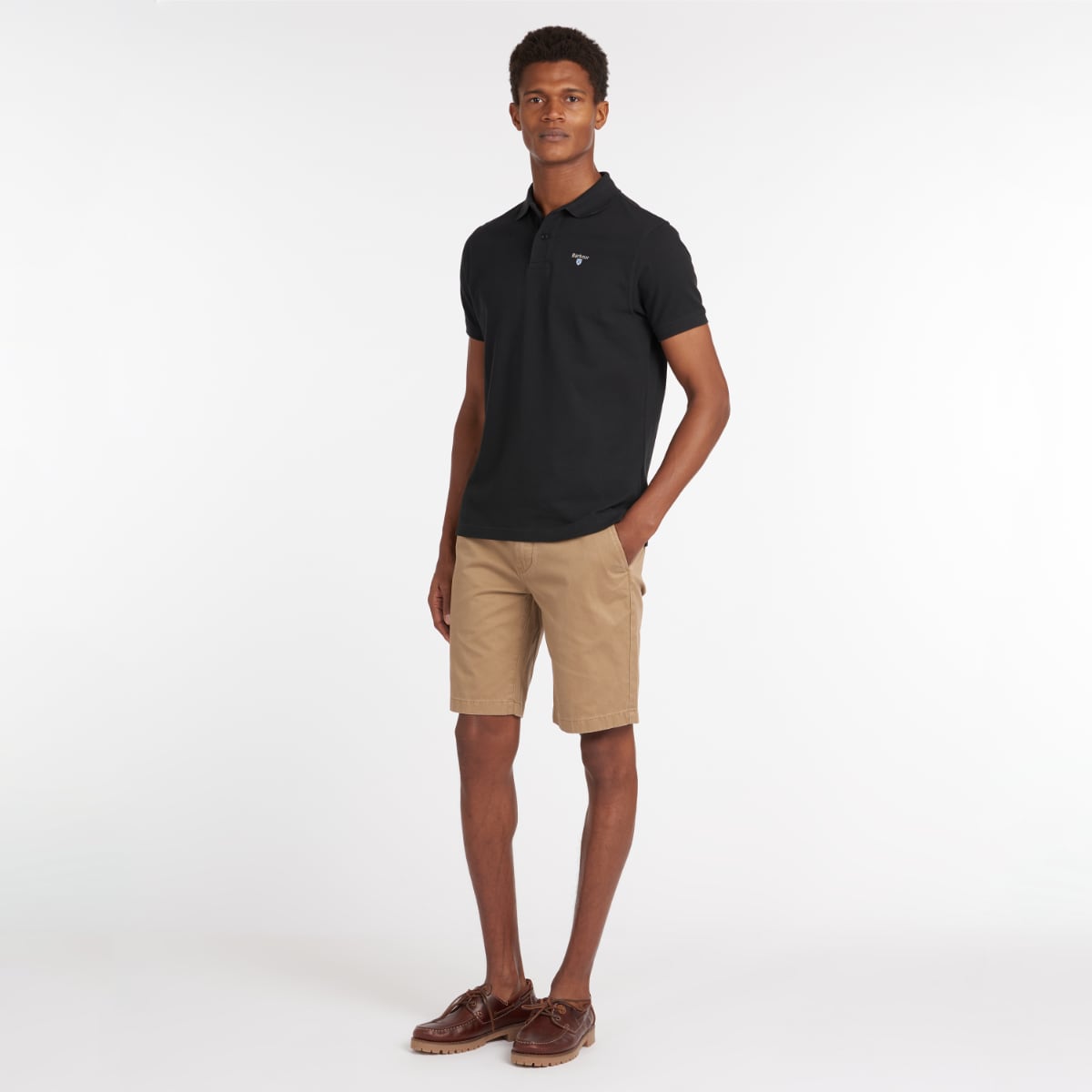 Barbour Men's Sports Polo Shirt | Black