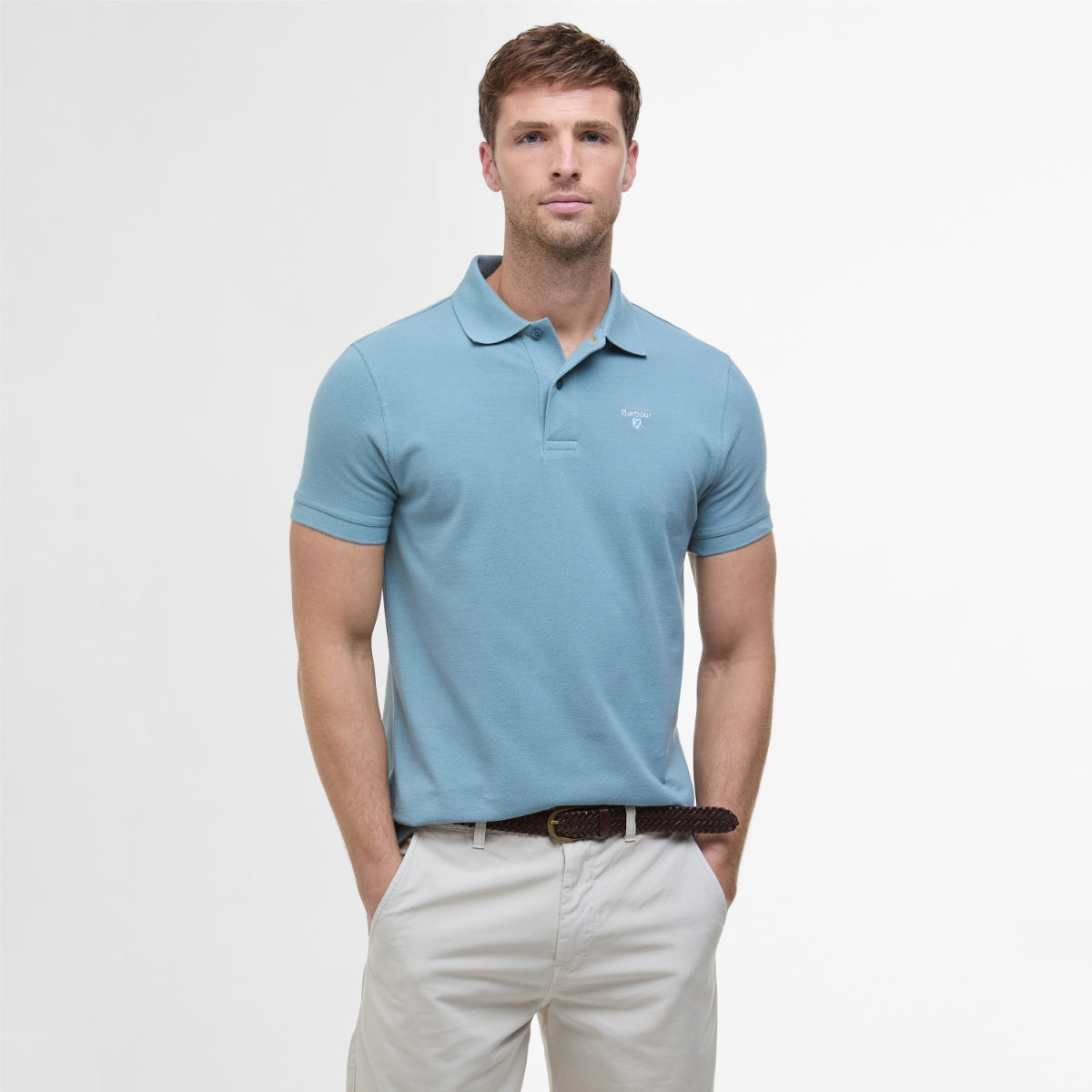 Barbour Men's Sports Polo Shirt | Lead