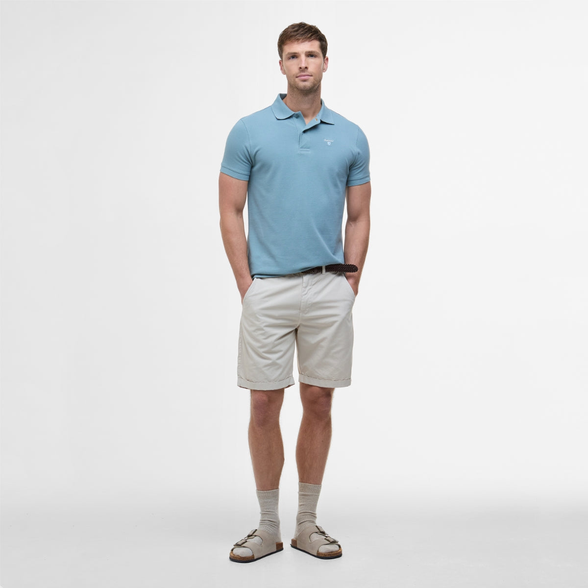 Barbour Men's Sports Polo Shirt | Lead