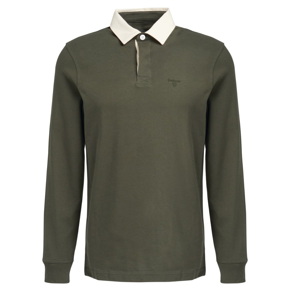 Barbour Howtown Men's Rugby Shirt | Olive