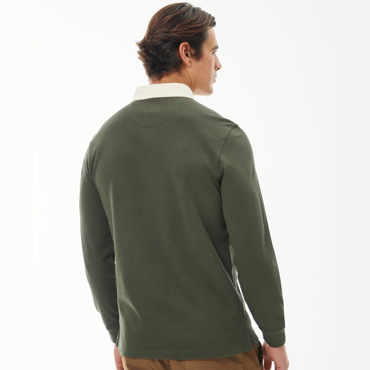 Barbour Howtown Men's Rugby Shirt | Olive