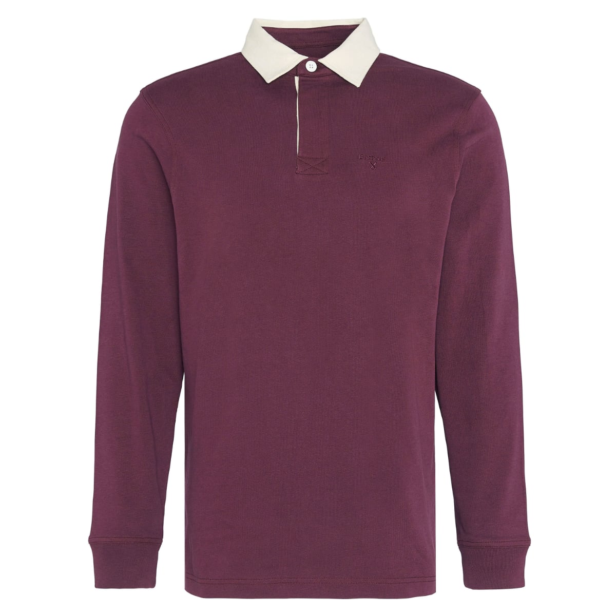 Barbour Howtown Men s Rugby Shirt Merlot