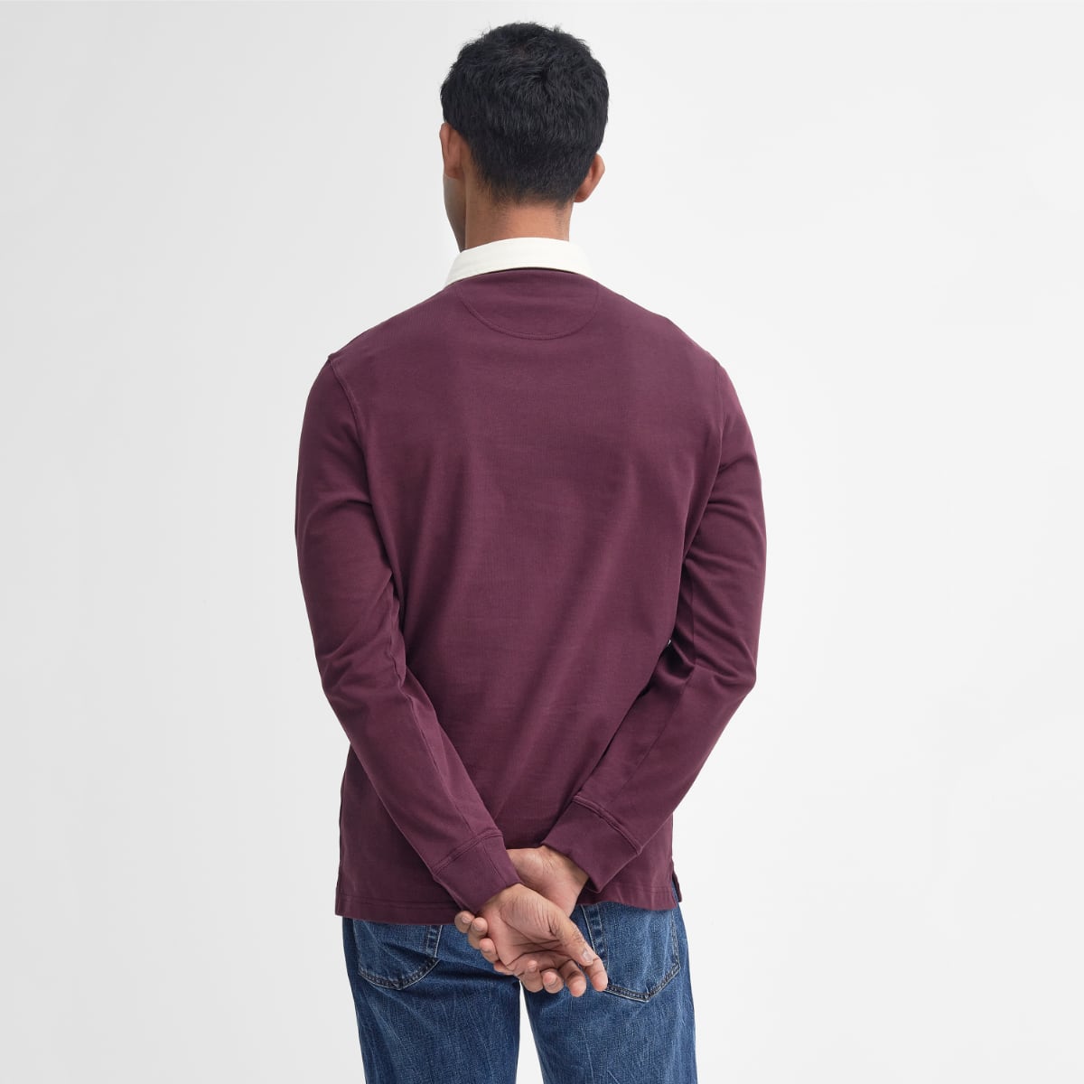 Barbour Howtown Men's Rugby Shirt | Merlot