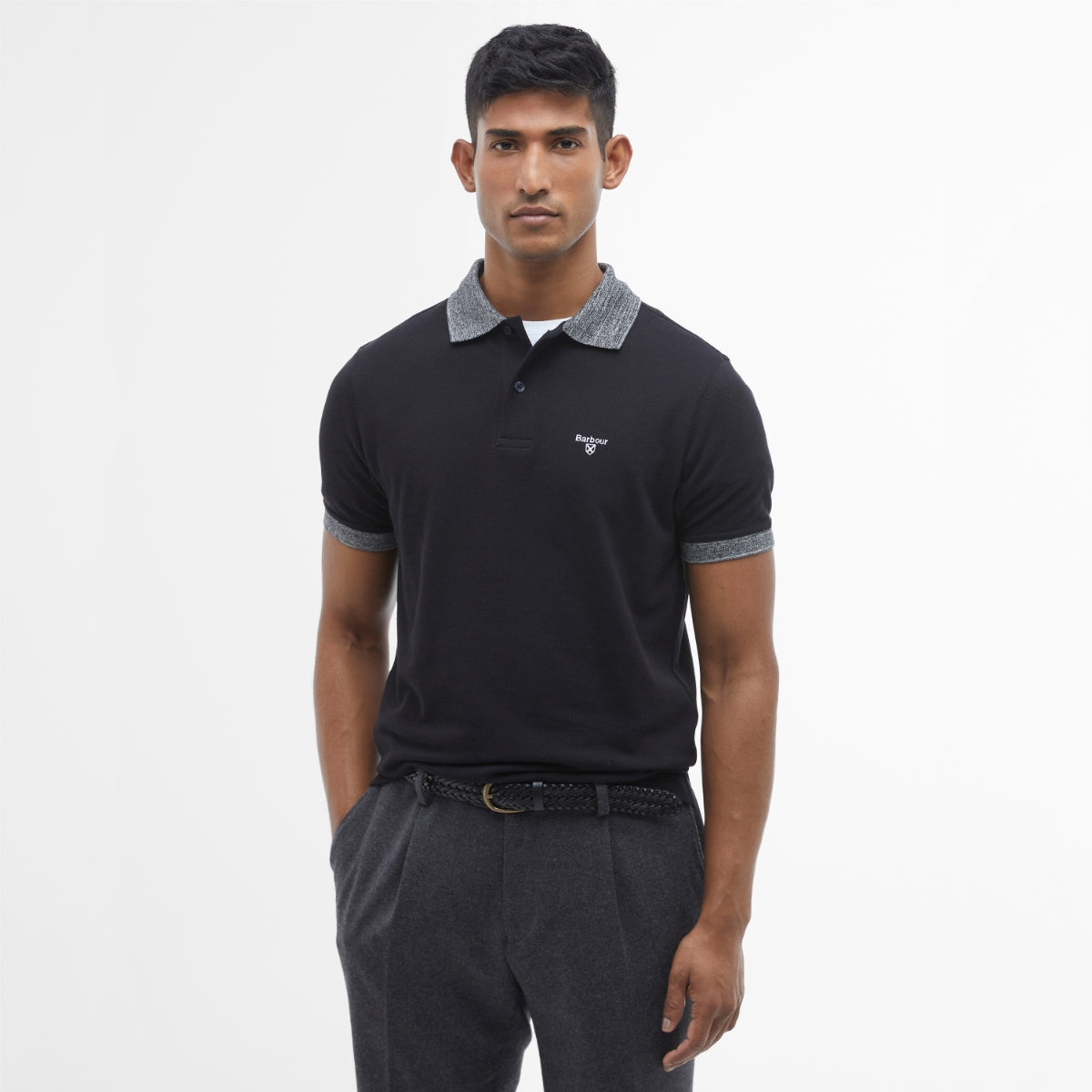 Barbour Marlton Men's Polo | Black