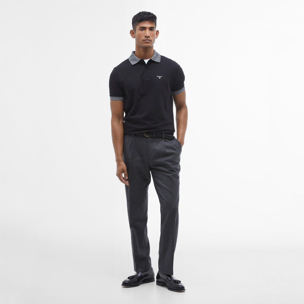 Barbour Marlton Men's Polo | Black