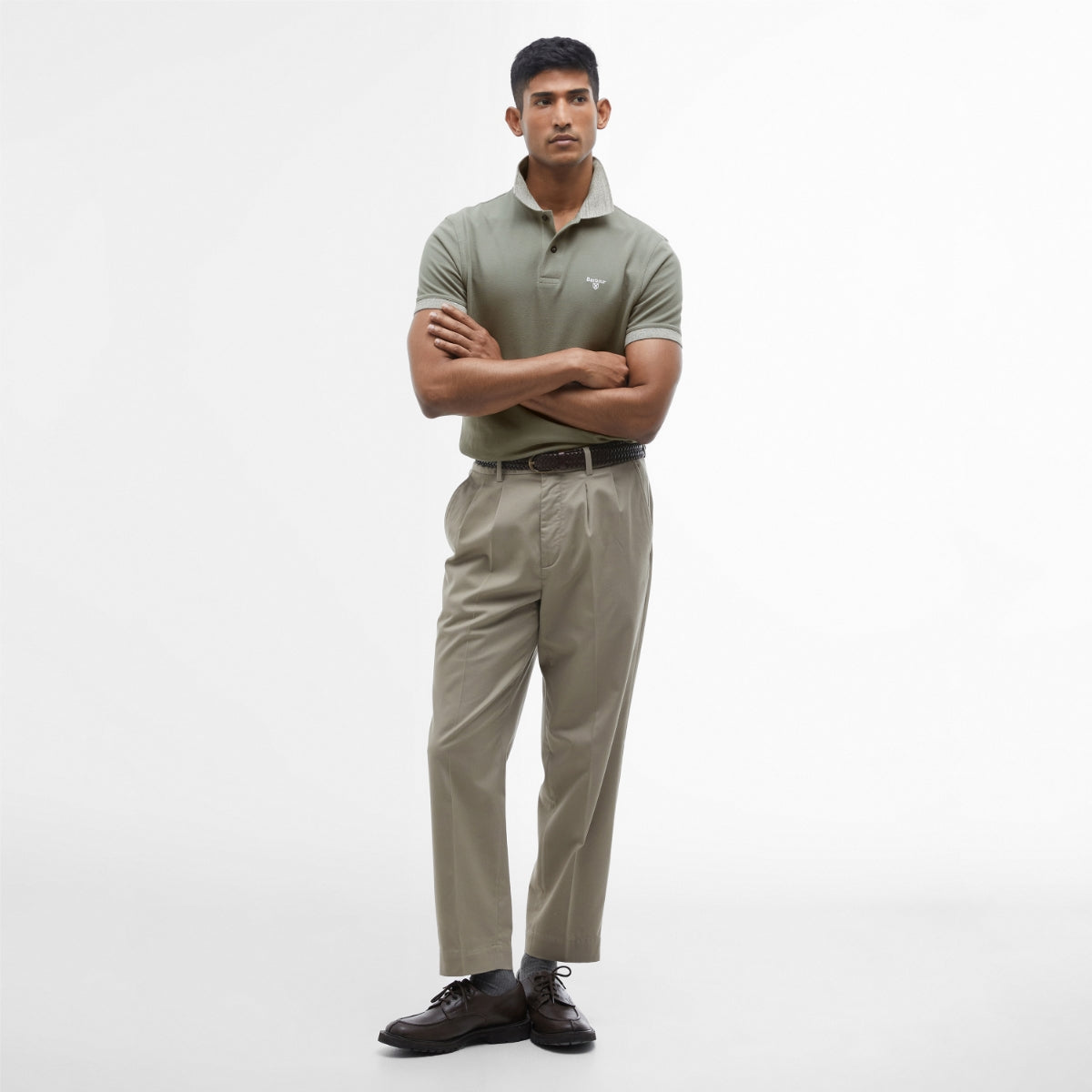 Barbour Marlton Men's Polo | Green Slate