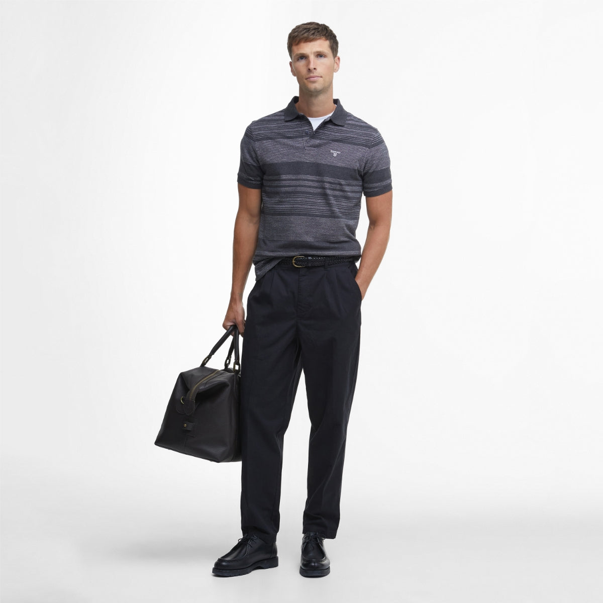 Barbour Colburn Men's Polo | Charcoal