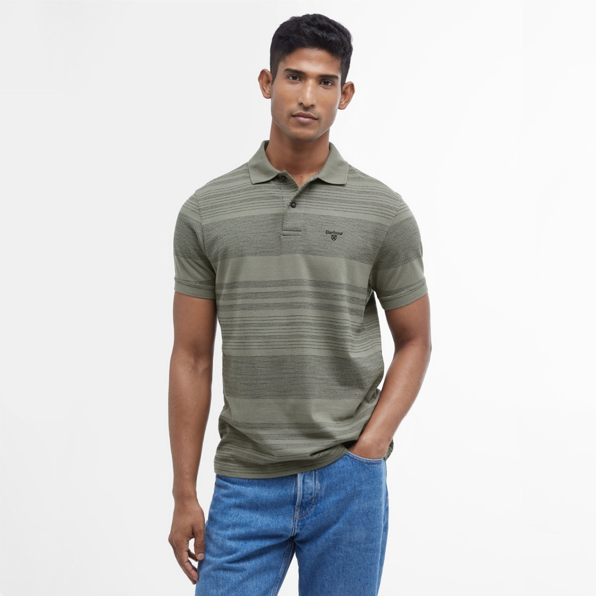 Barbour Colburn Men's Polo | Green Slate