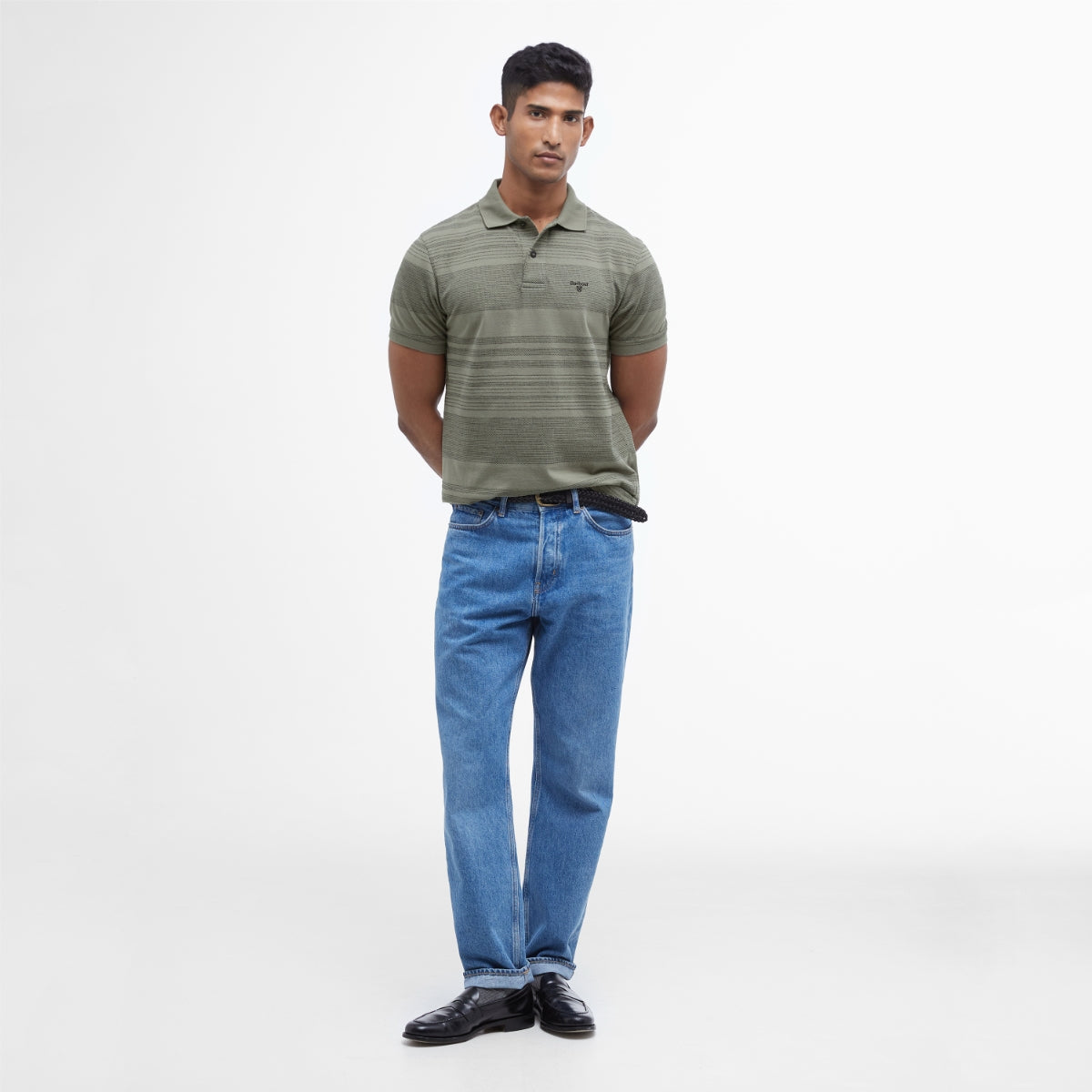 Barbour Colburn Men's Polo | Green Slate