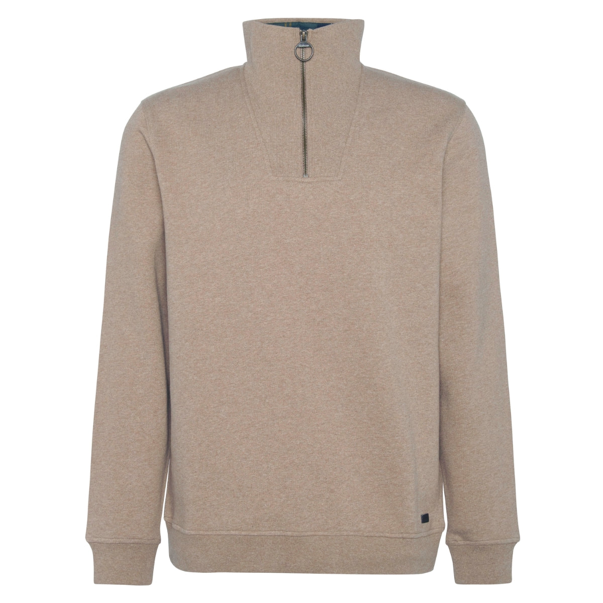 Barbour Nelson Half-Zip Men's Sweatshirt | Stone Marl