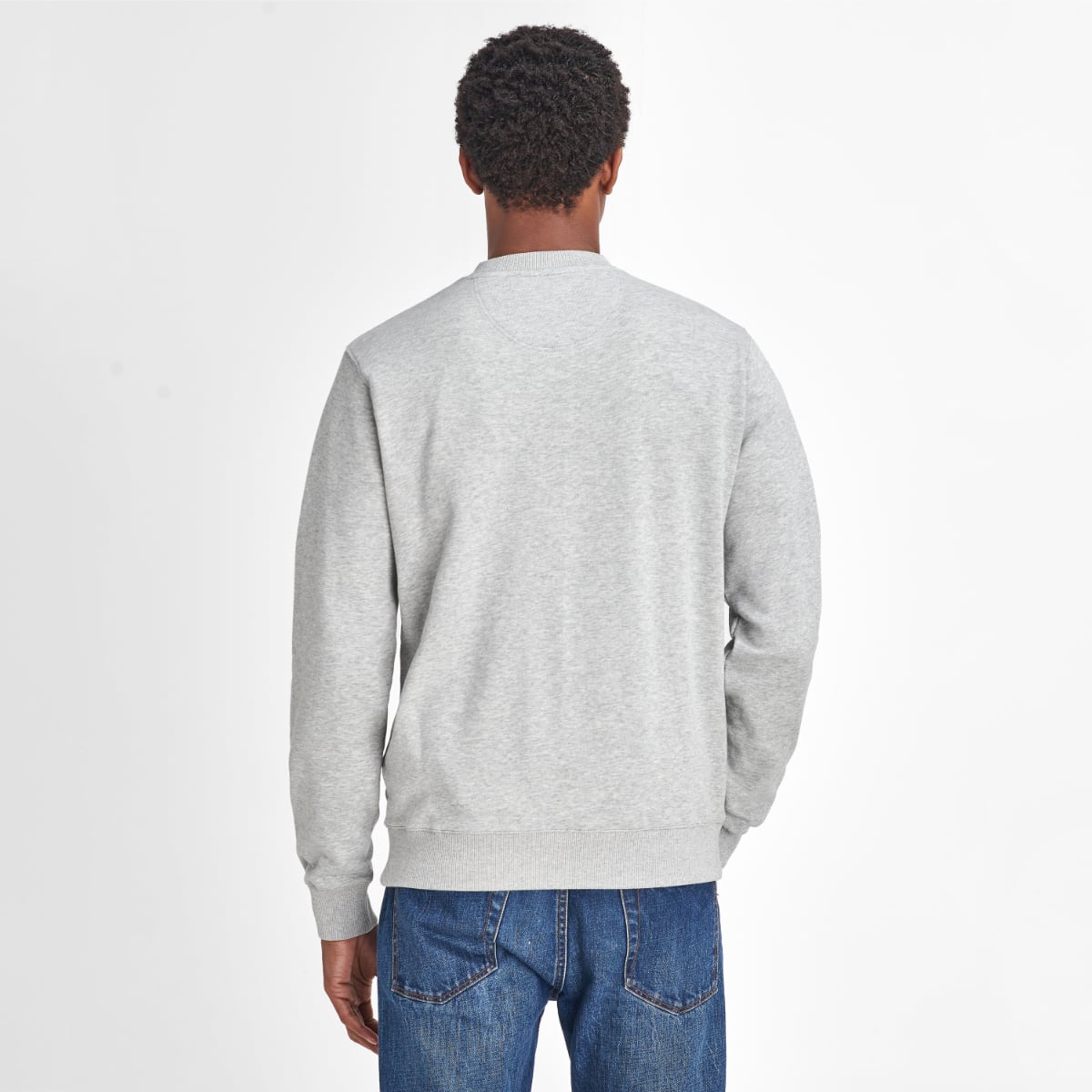 Barbour Beckhill Crew Men's Sweatshirt | Grey Marl