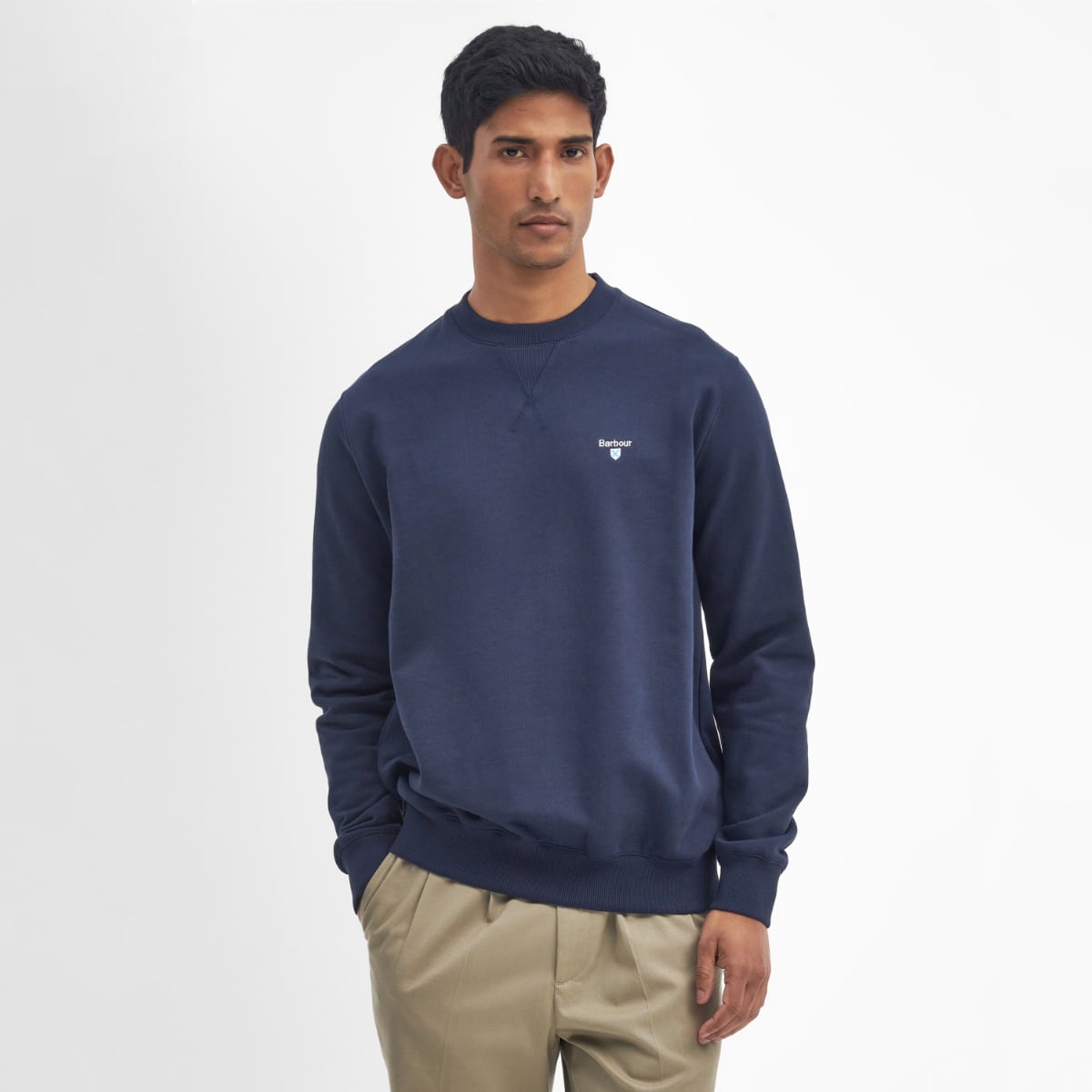 Barbour Beckhill Crew Men's Sweatshirt | Navy