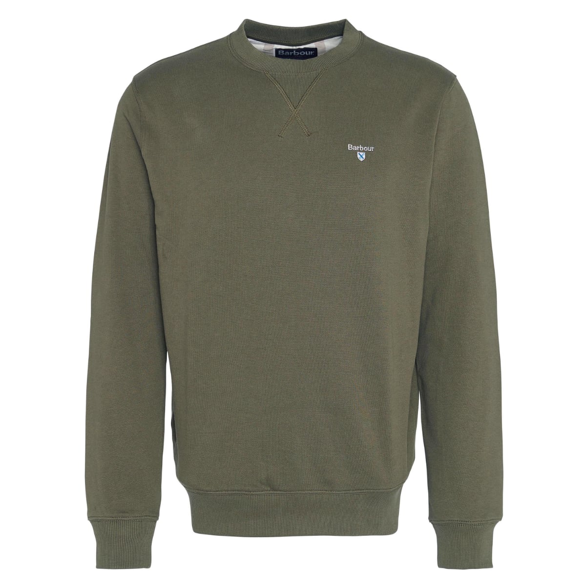 Barbour Beckhill Crew Men's Sweatshirt | Mid Olive