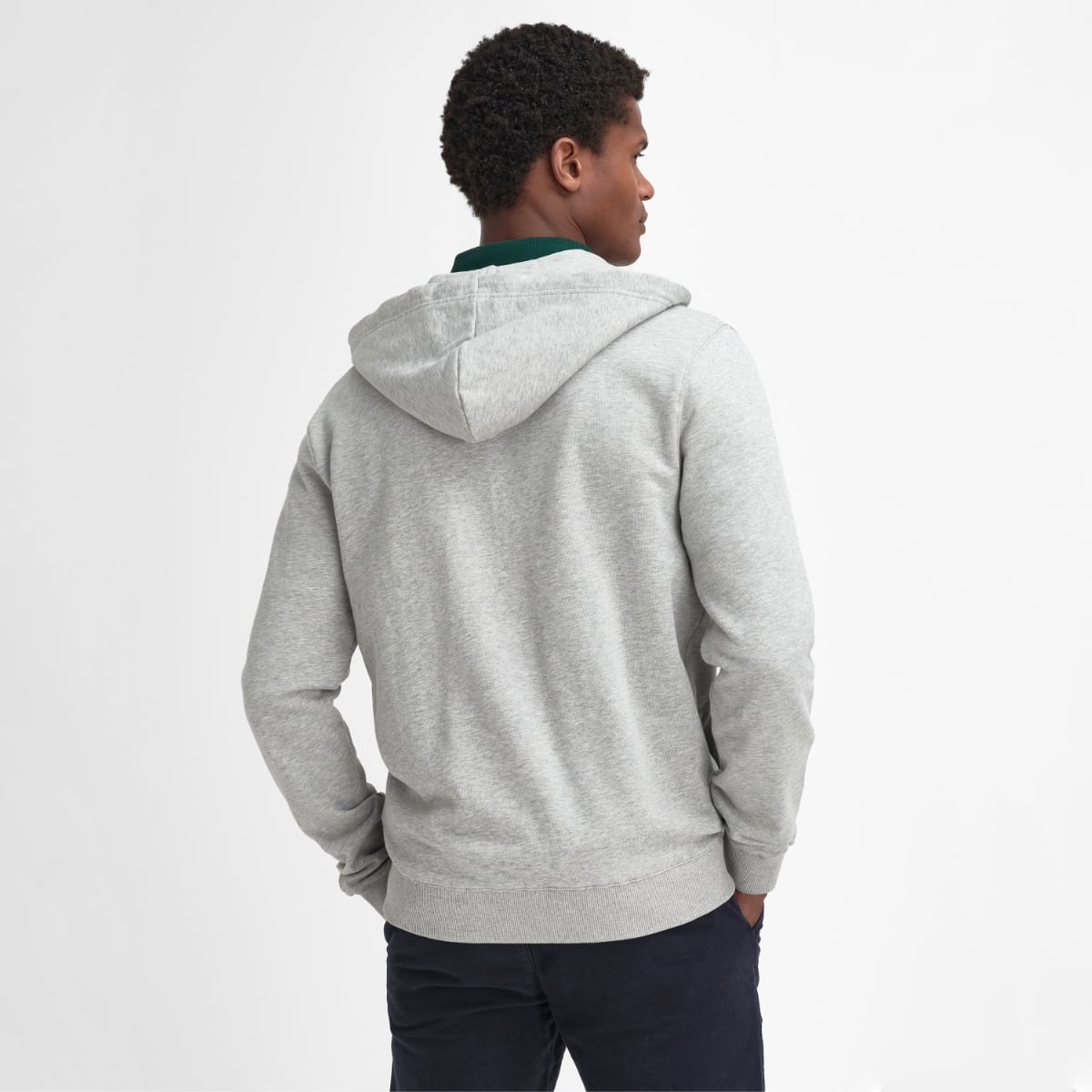 Barbour Beckhill Hoodie Men's Sweatshirt | Grey Marl