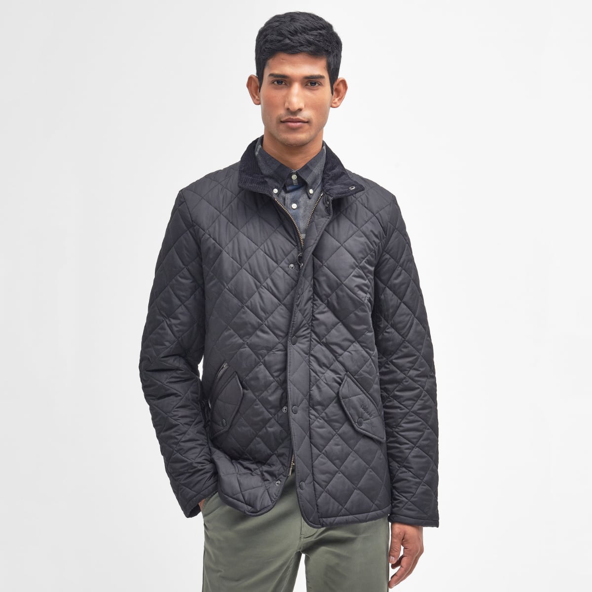 Barbour Chelsea Sportsquilt Quilted Men's Jacket | Black