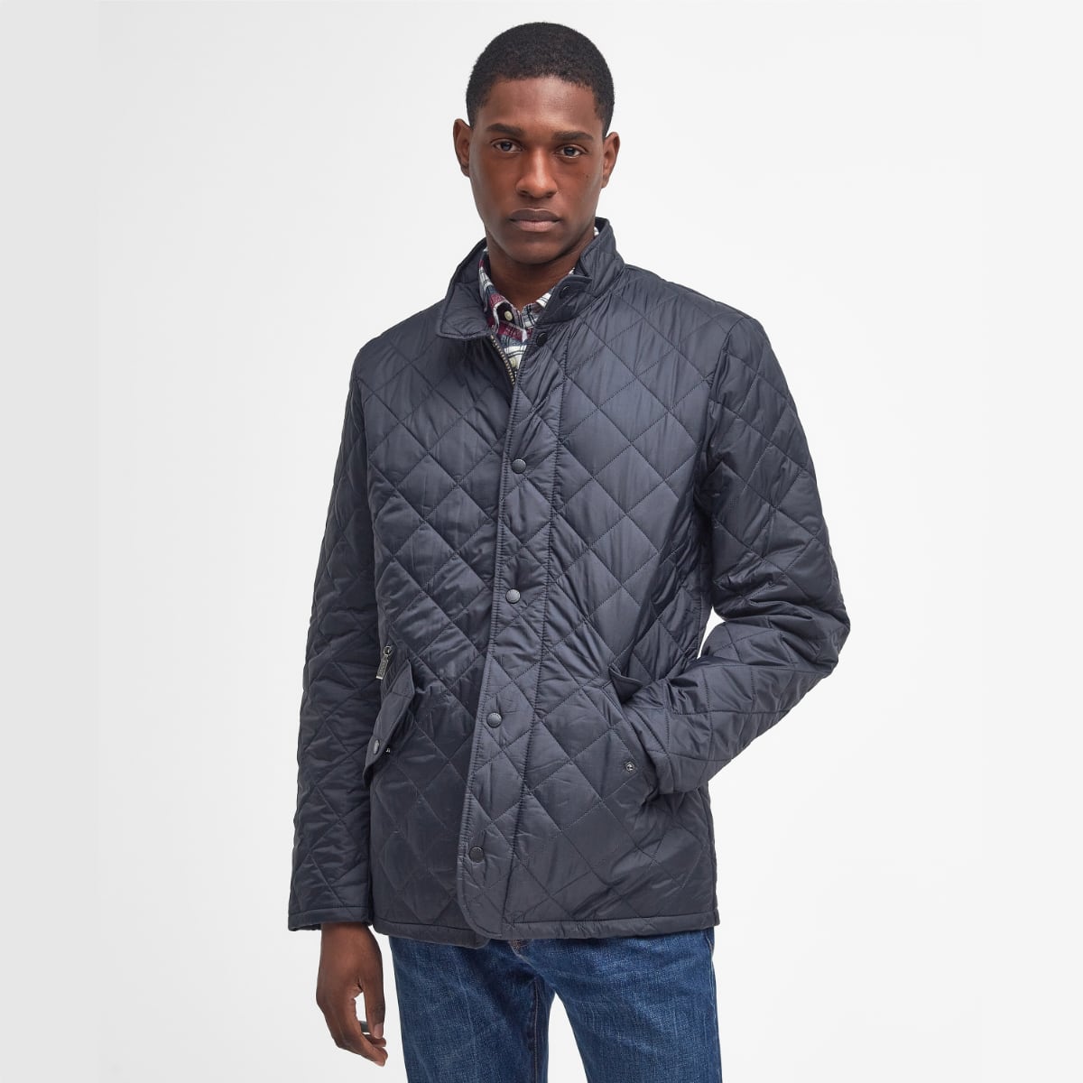 Barbour Flyweight Chelsea Quilted Men's Jacket | Navy