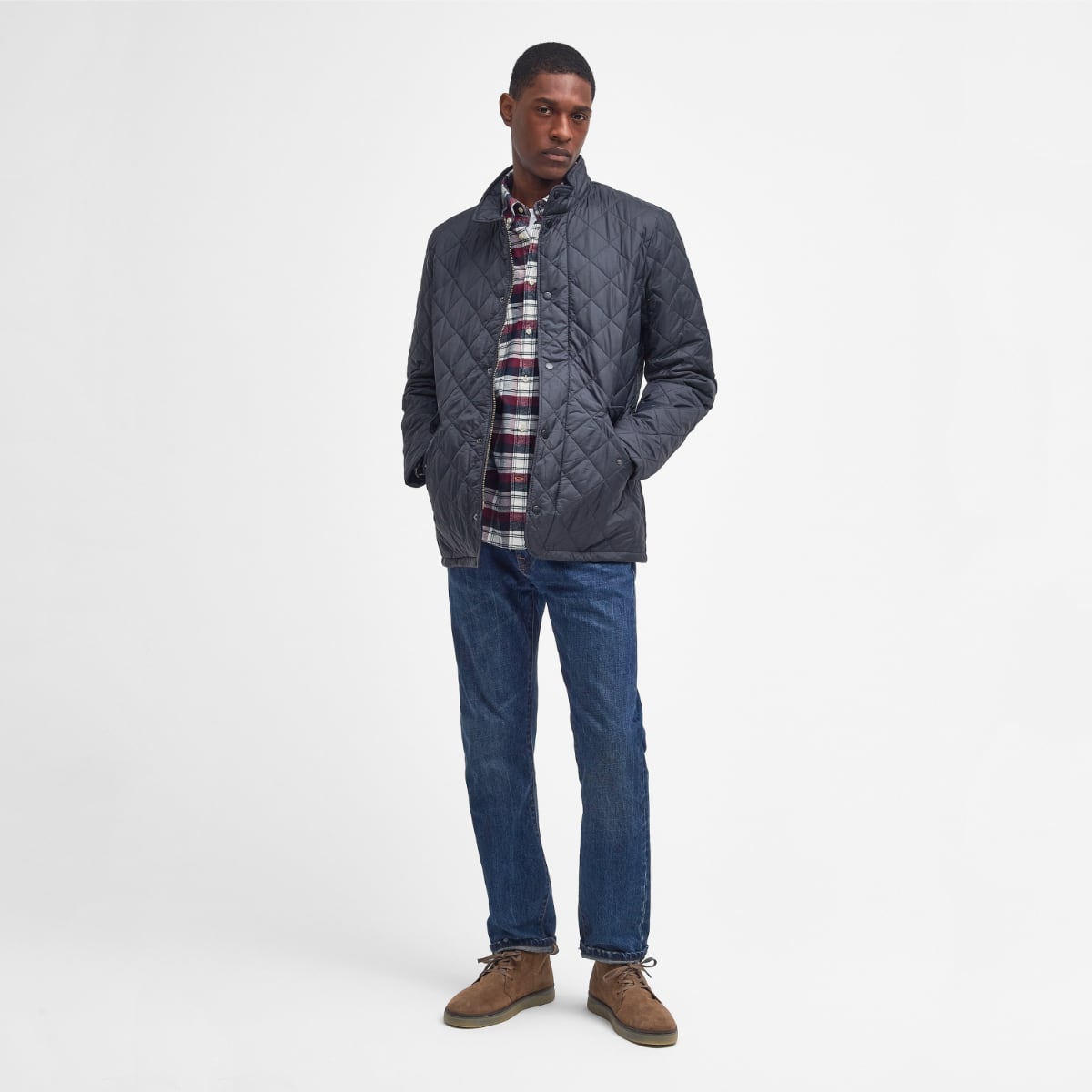 Barbour Flyweight Chelsea Quilted Men's Jacket | Navy