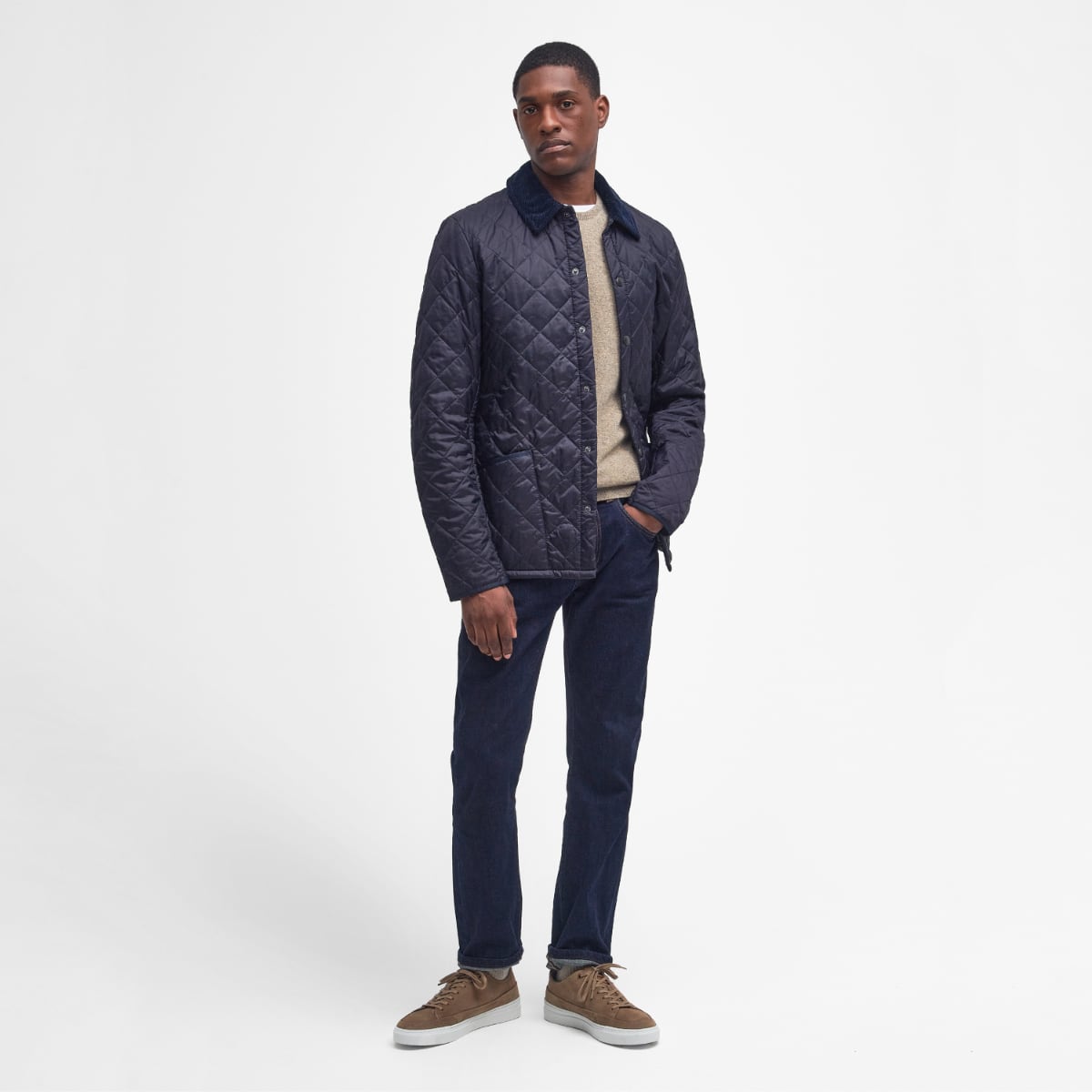 Barbour Heritage Liddesdale Quilted Men's Jacket | Navy