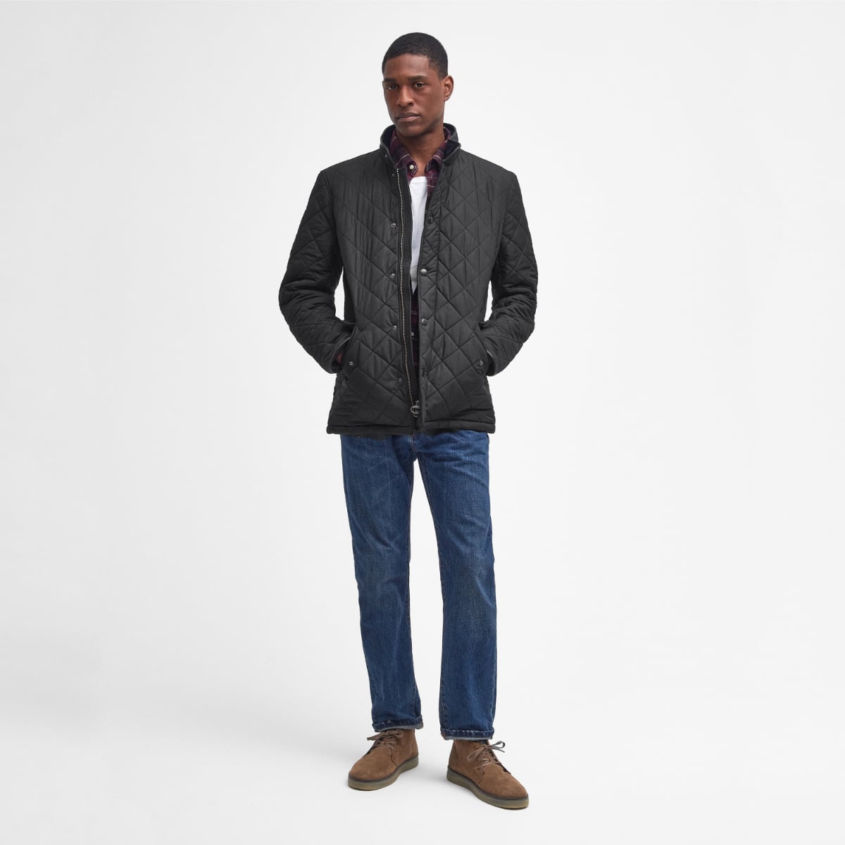 Barbour Powell Quilted Men's Jacket | Black