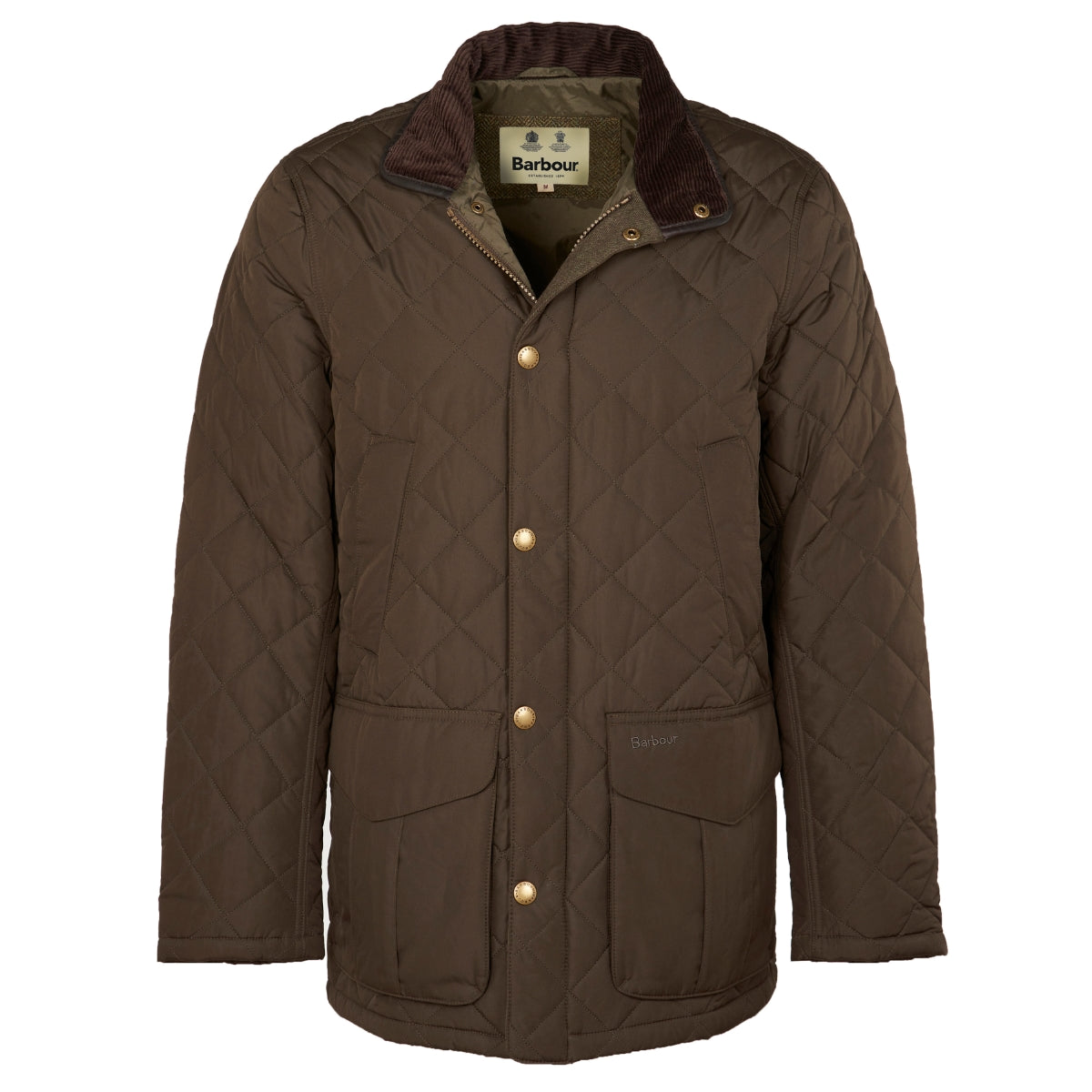 Barbour Devon Quilted Men's Jacket | Olive