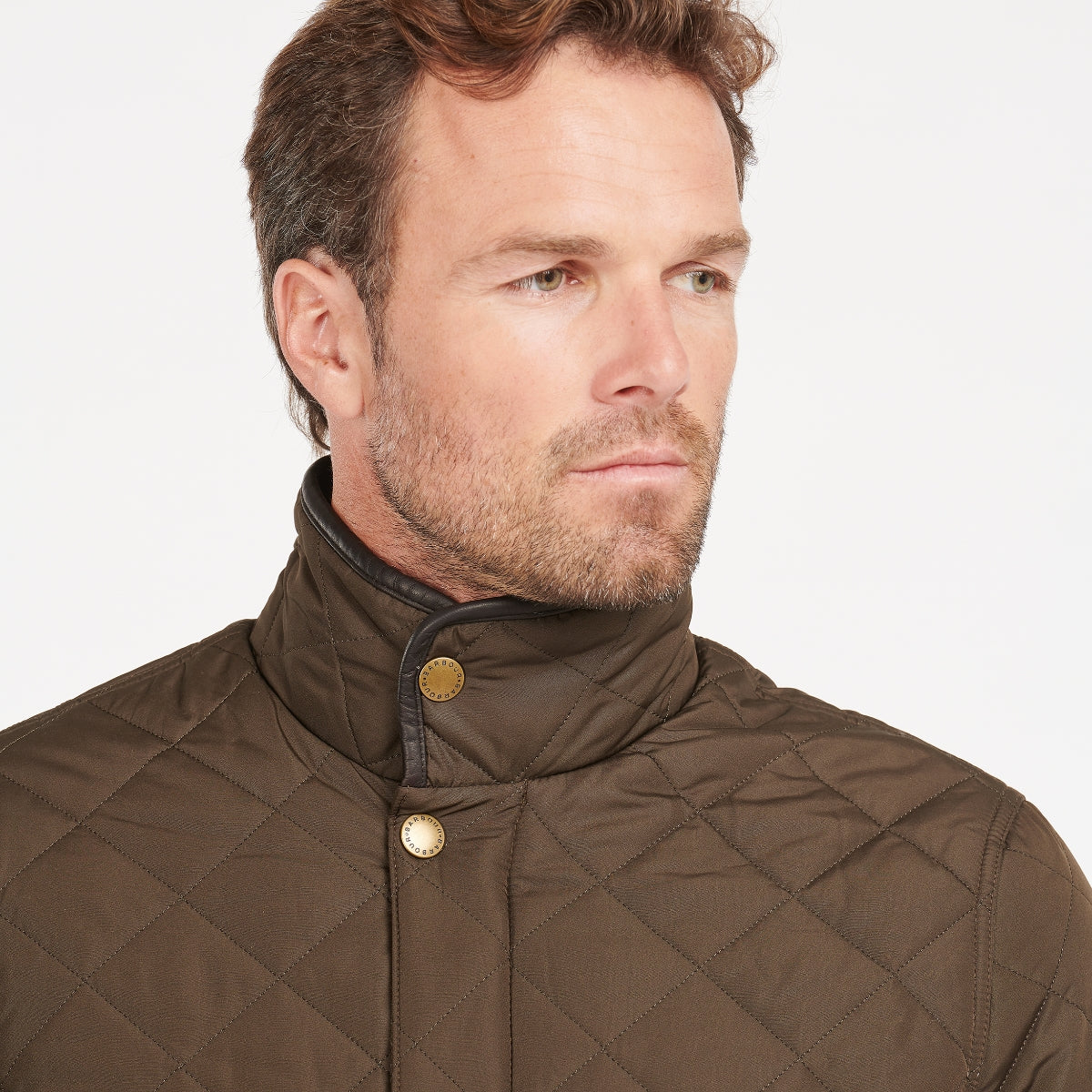 Barbour Devon Quilted Men's Jacket | Olive