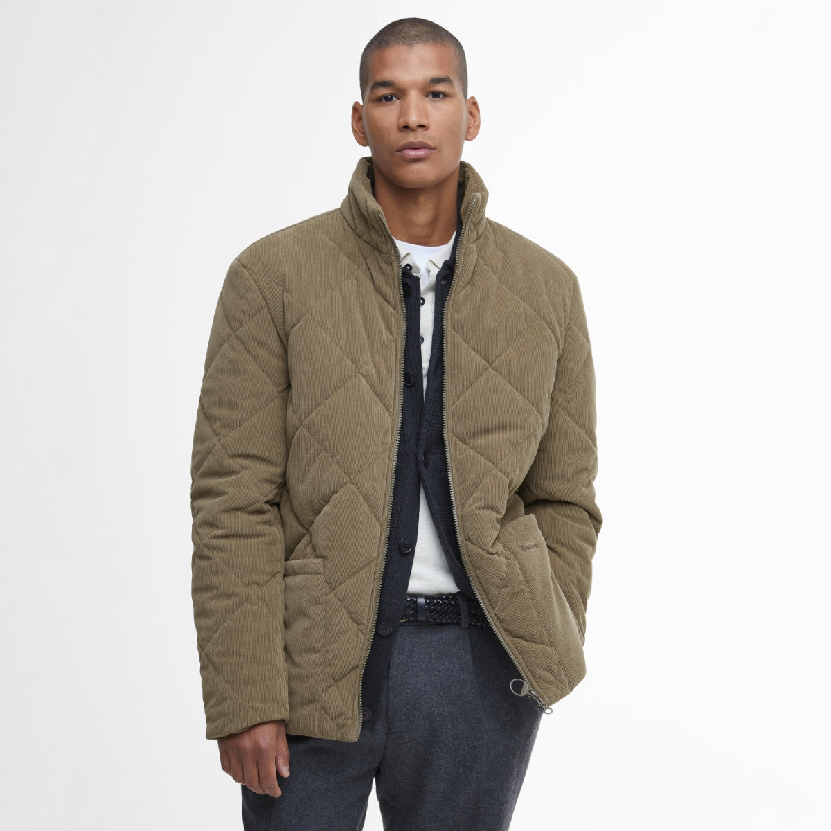 Barbour Cord Liddesdale Quilted Men's Jacket | Fossil