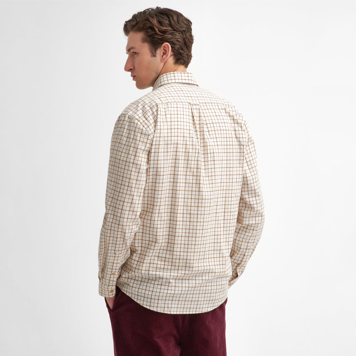 Barbour Bank Regular Fit Men's Shirt | Merlot