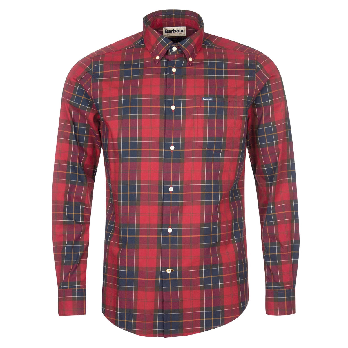 Barbour Wetheram Tailored Fit Men's Shirt | Red