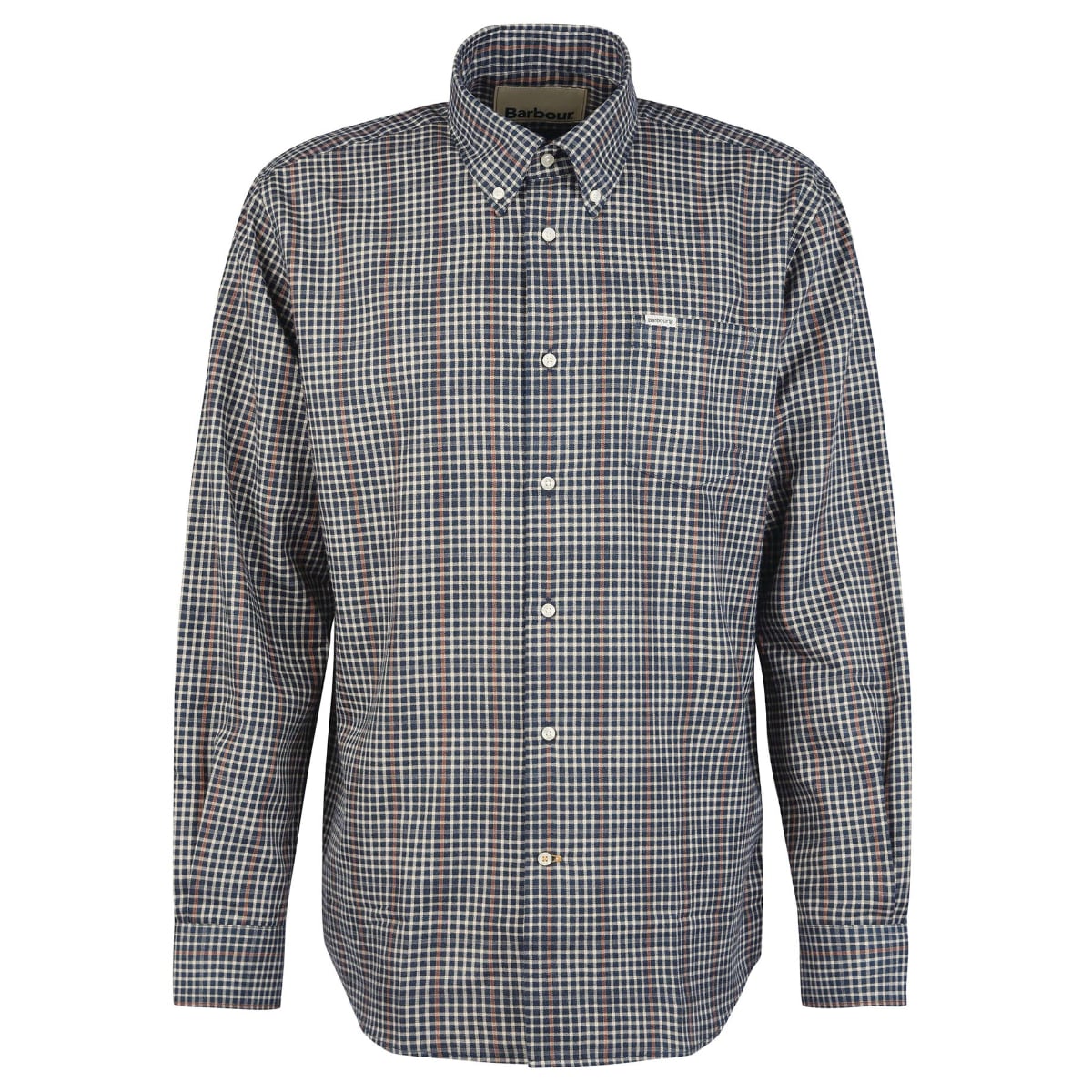 Barbour Henderson Thermo Weave Regular Fit Men's Shirt | Navy