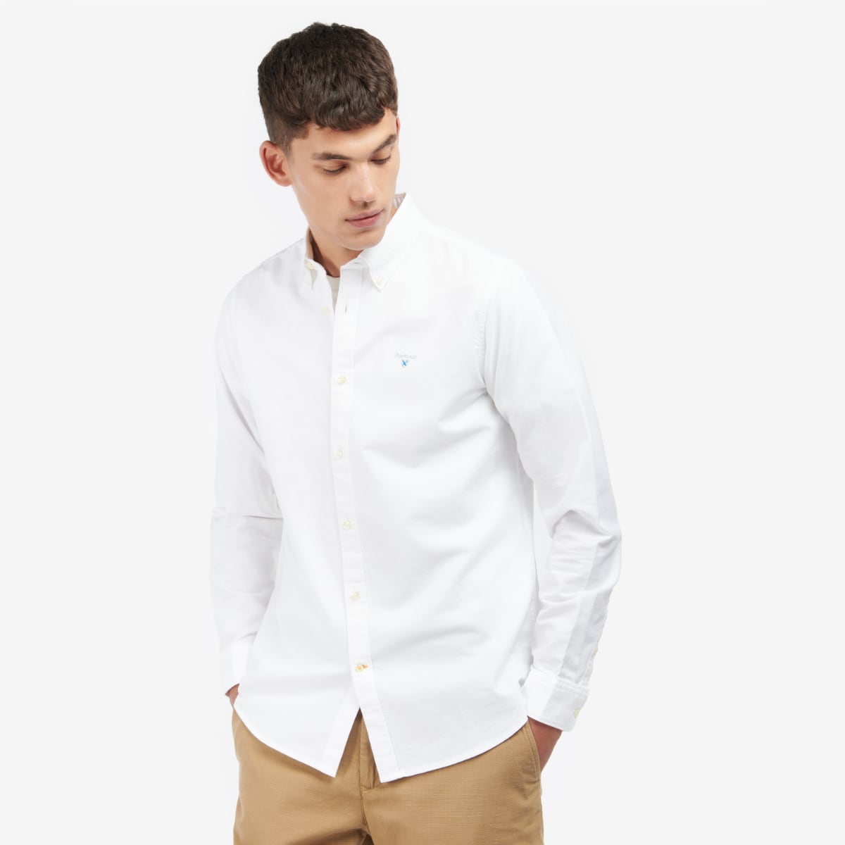 Barbour Oxtown Tailored Fit Men's Shirt | White