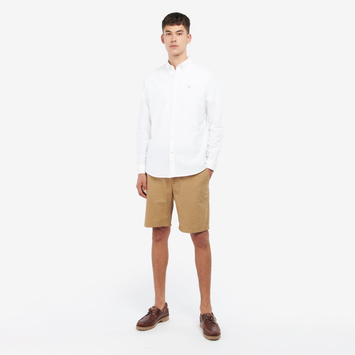 Barbour Oxtown Tailored Fit Men's Shirt | White