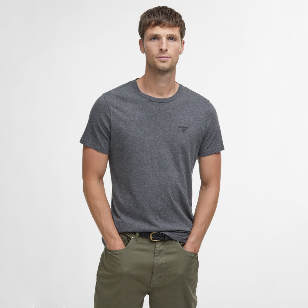 Barbour Men's Sports T-Shirt | Slate Marl