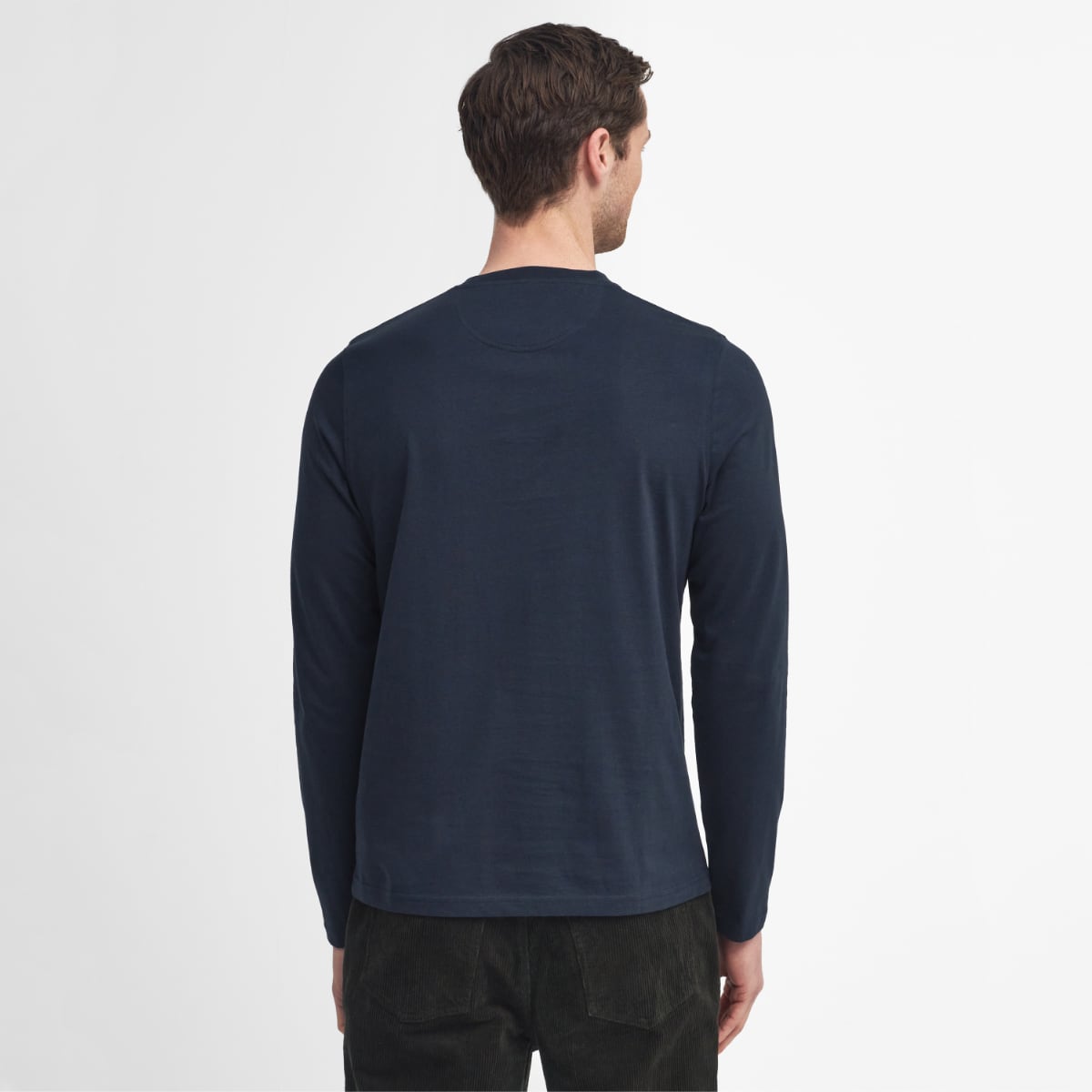 Barbour Men's LONG SLEEVE Sports T-Shirt | Navy