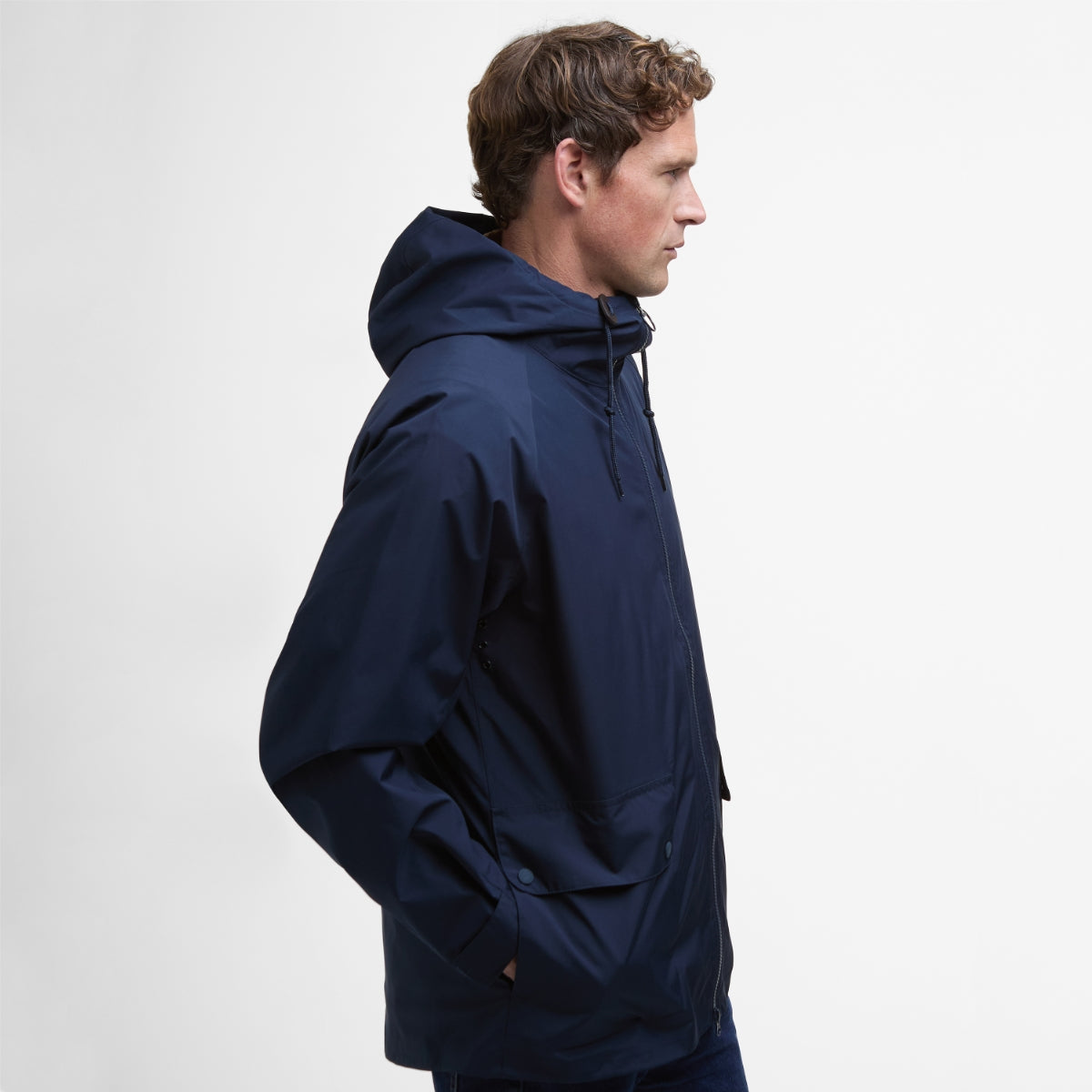 Barbour Trover Waterproof Men's Jacket | Navy