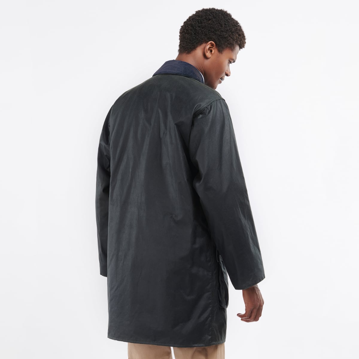 Barbour border discount jacket navy