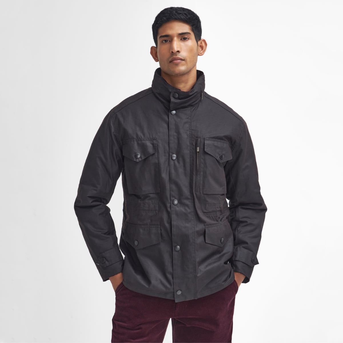 Barbour Sapper Men's Waxed Jacket | Rustic