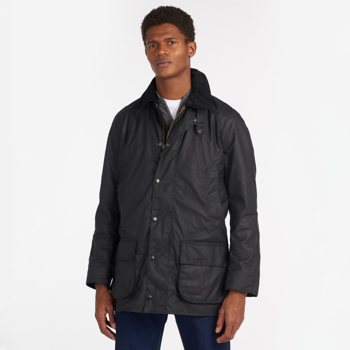 Barbour Bristol Men s Waxed Jacket Navy