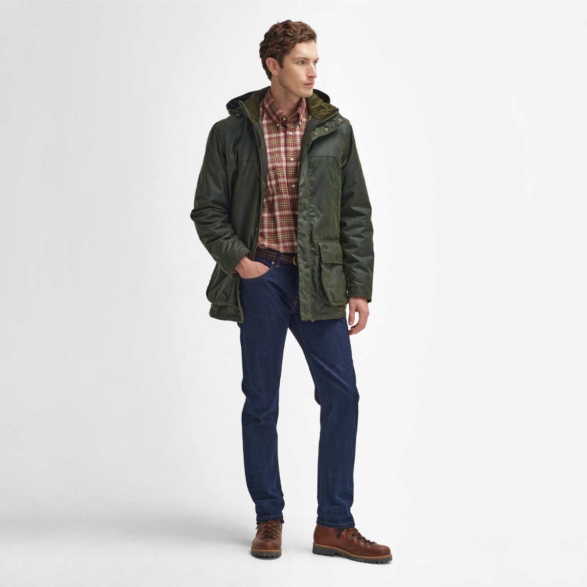 Barbour Bleaberry Men's Waxed Jacket | Fern