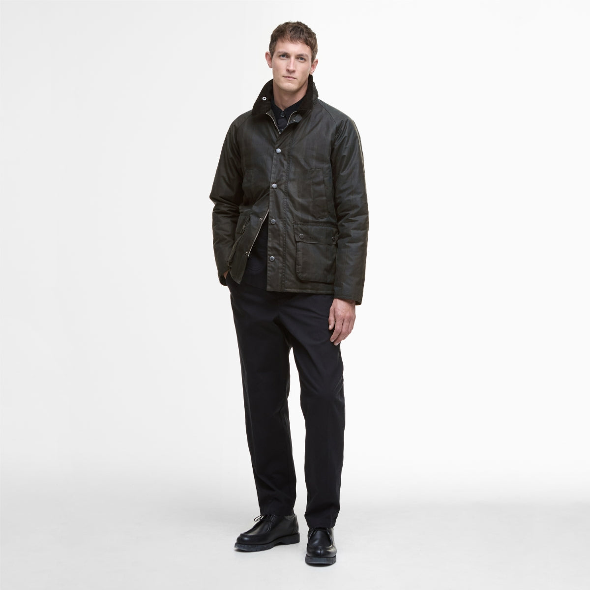 Barbour Check Bedale Men's Waxed Jacket | Dundee Tartan