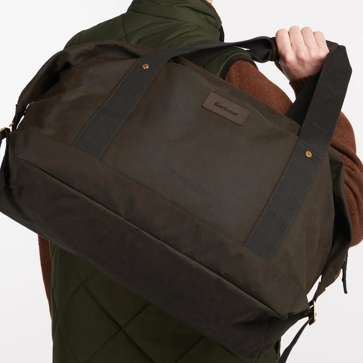 Barbour weekend bag online sale